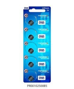 Pila de litio Renata CR1025 x5