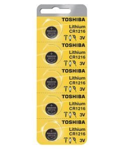 Pila de litio Toshiba CR1216 x5