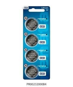 Pila de litio Renata CR2320 x4